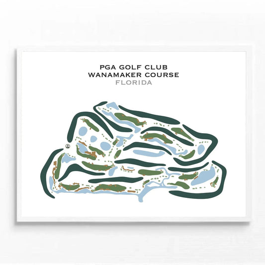 PGA Golf Club - Wanamaker Course, Florida - Printed Golf Courses