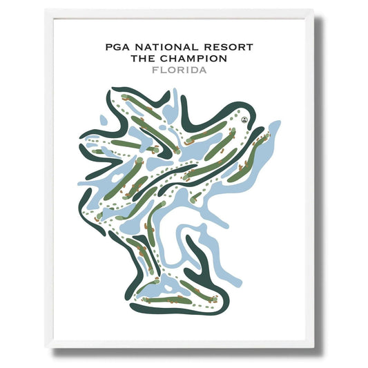 PGA National Resort, Palm Beach Gardens, Florida - Printed Golf Courses