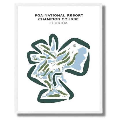 PGA National Resort, Champion Course, Florida - Printed Golf Courses