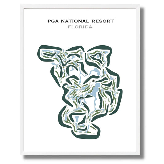 PGA National Resort, Palm Beach Gardens, Florida - Printed Golf Courses