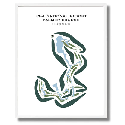 PGA National Resort, Palmer Course, Florida - Printed Golf Courses