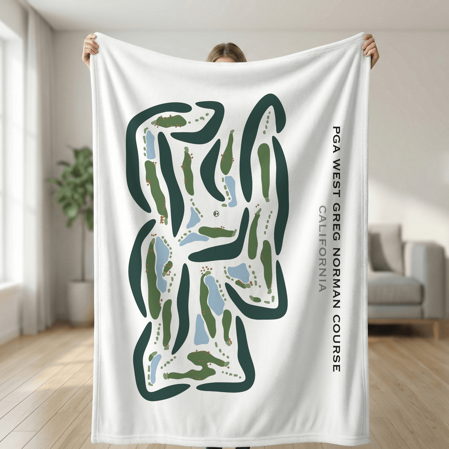 PGA West - Greg Norman, California - Printed Golf Courses
