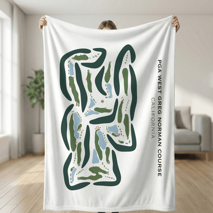 PGA West - Greg Norman, California - Printed Golf Courses