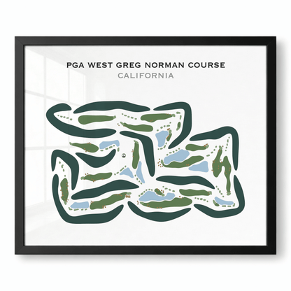 PGA West - Greg Norman, California - Printed Golf Courses