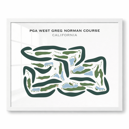 PGA West - Greg Norman, California - Printed Golf Courses