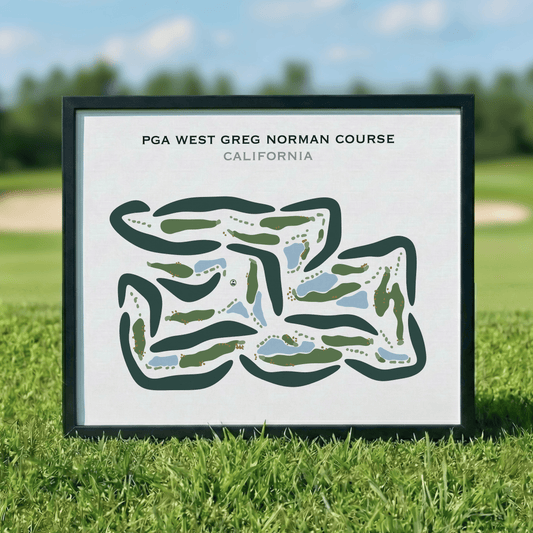 PGA West - Greg Norman, California - Printed Golf Courses