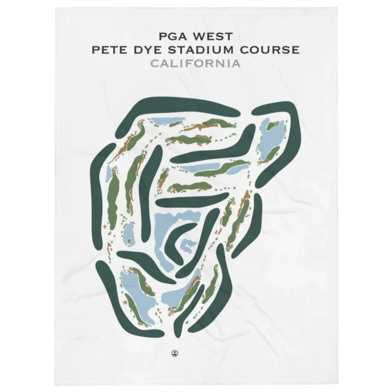 PGA WEST Pete Dye Stadium Course, California - Printed Golf Courses