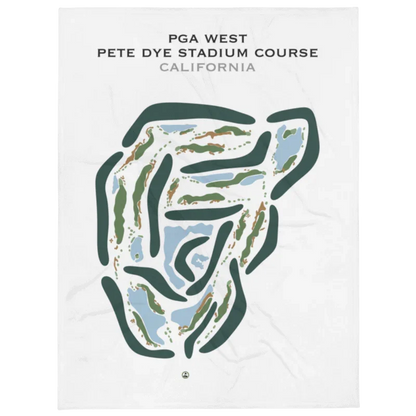 PGA WEST Pete Dye Stadium Course, California - Printed Golf Courses