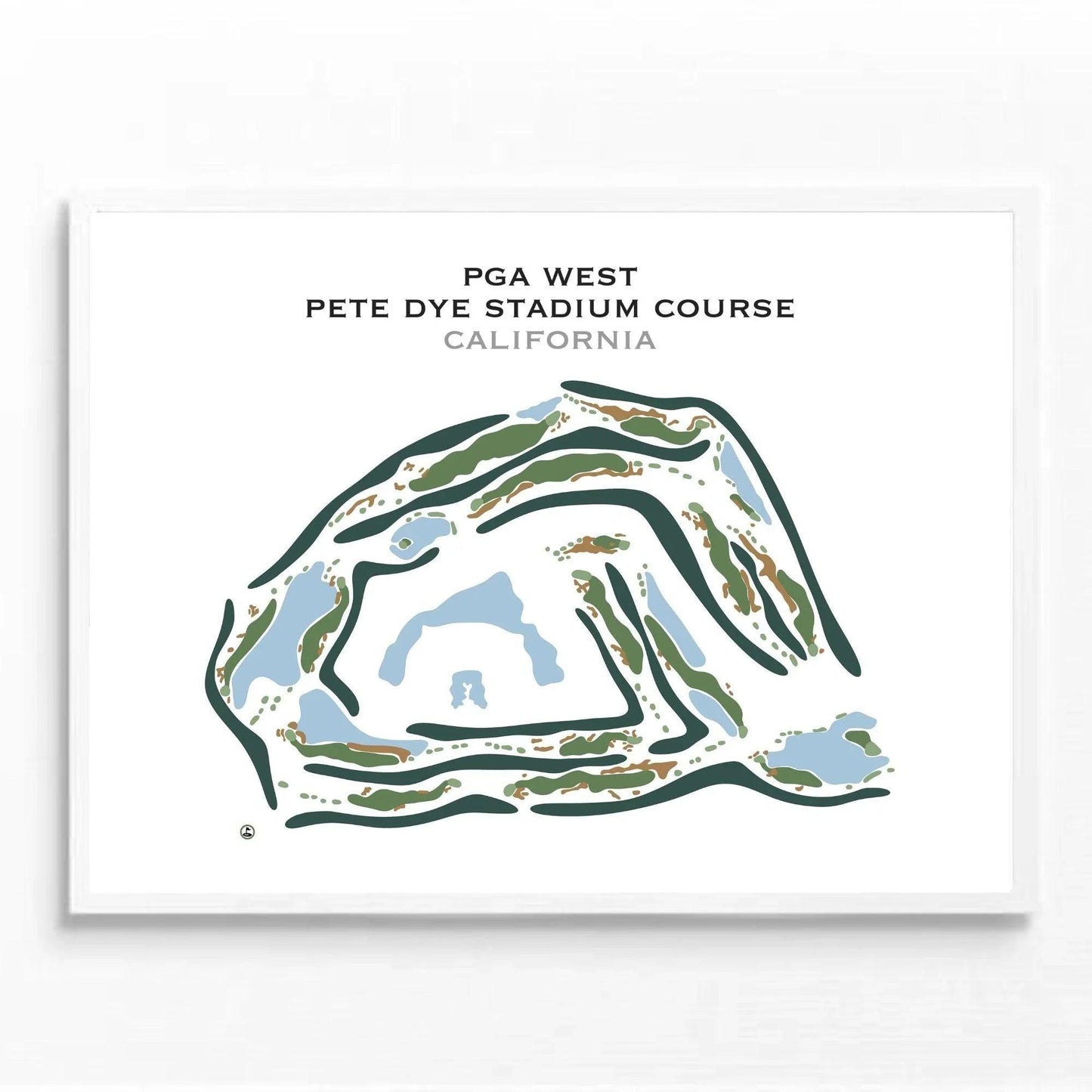 PGA West - Pete Dye Stadium Course, California - Printed Golf Courses