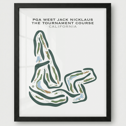 PGA West Jack Nicklaus, California - Printed Golf Courses