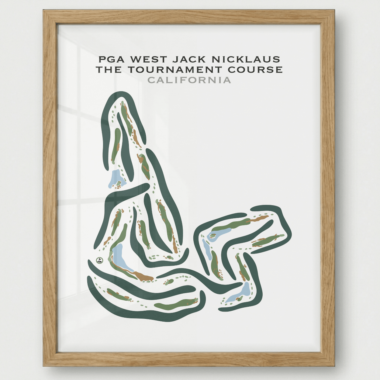 PGA West Jack Nicklaus, California - Printed Golf Courses