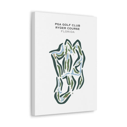 PGA Golf Club - Ryder Course, Florida - Printed Golf Course