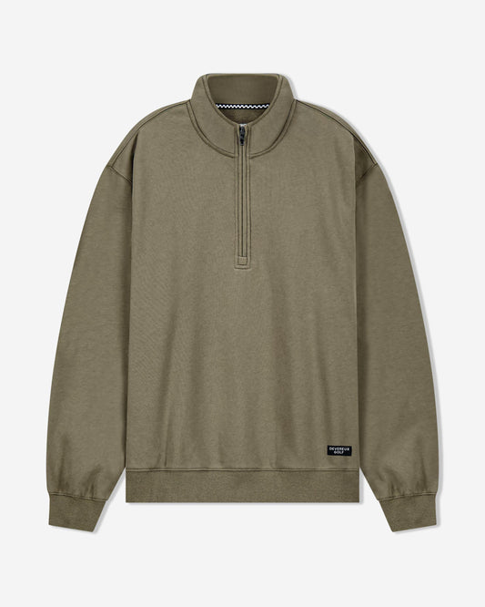 Essential Quarter Zip - Olive