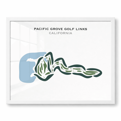Pacific Grove Golf Links, California - Printed Golf Courses