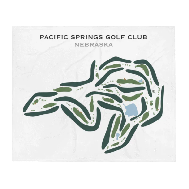 Pacific Springs Golf Club, Nebraska - Printed Golf Courses
