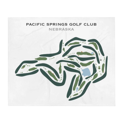 Pacific Springs Golf Club, Nebraska - Printed Golf Courses