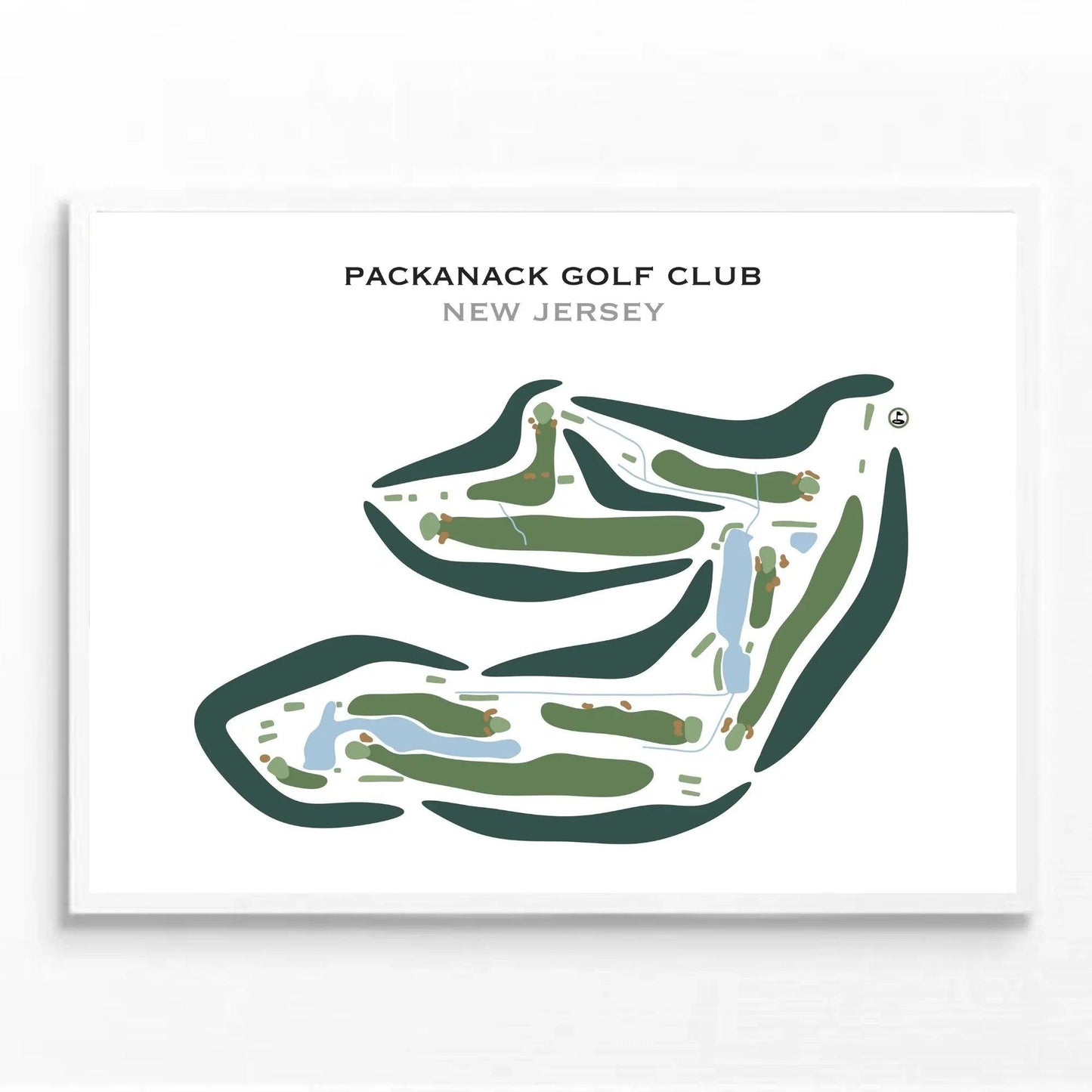 Packanack Golf Club, New Jersey - Printed Golf Courses
