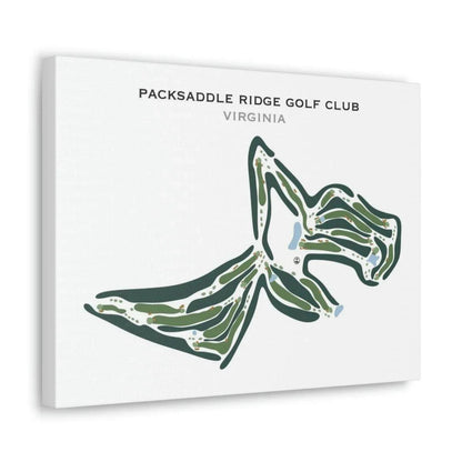 Packsaddle Ridge Golf Club, Virginia - Printed Golf Courses