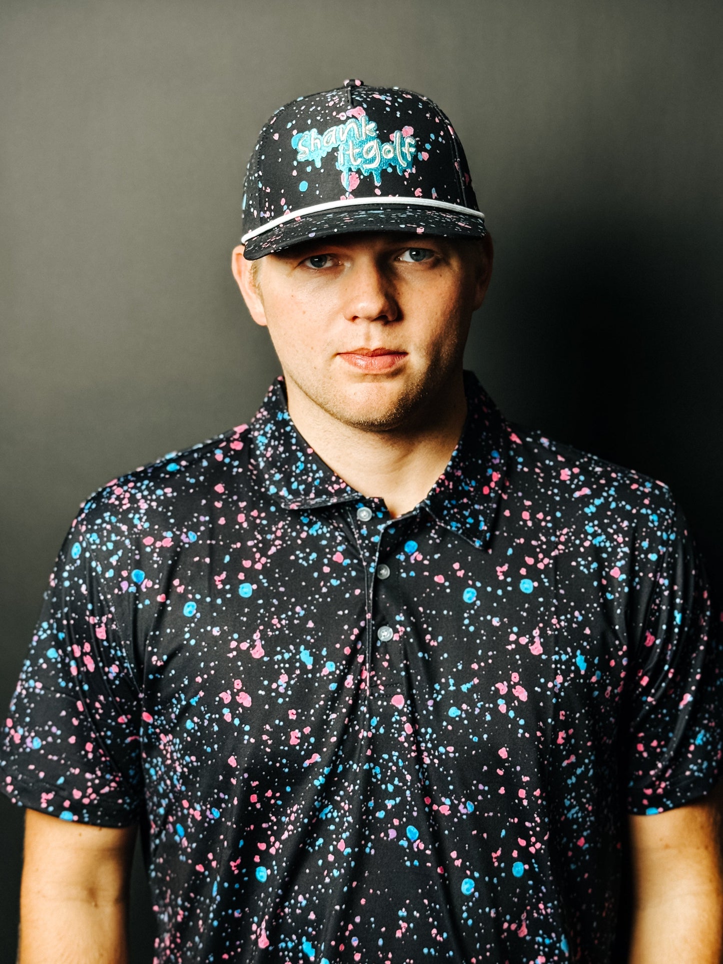 Drippy Black Paint Hat