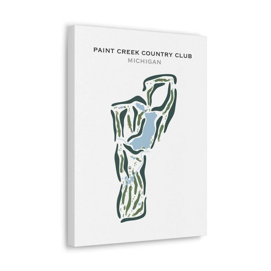 Paint Creek Country Club, Michigan - Printed Golf Course