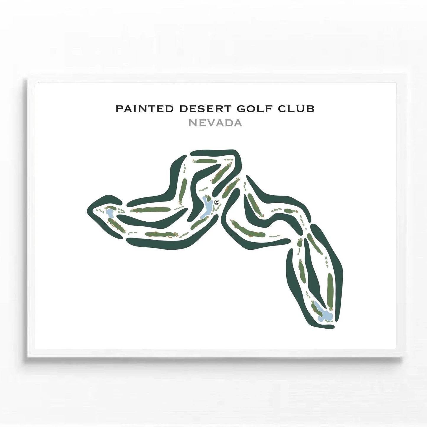 Painted Desert Golf Club, Nevada - Printed Golf Courses