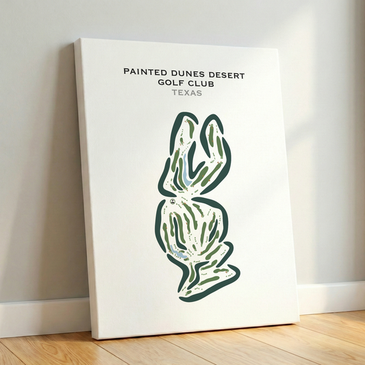 Painted Dunes Desert Golf Club, Texas - Printed Golf Courses