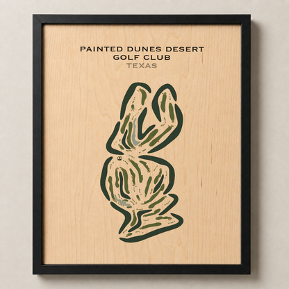 Painted Dunes Desert Golf Club, Texas - Printed Golf Courses