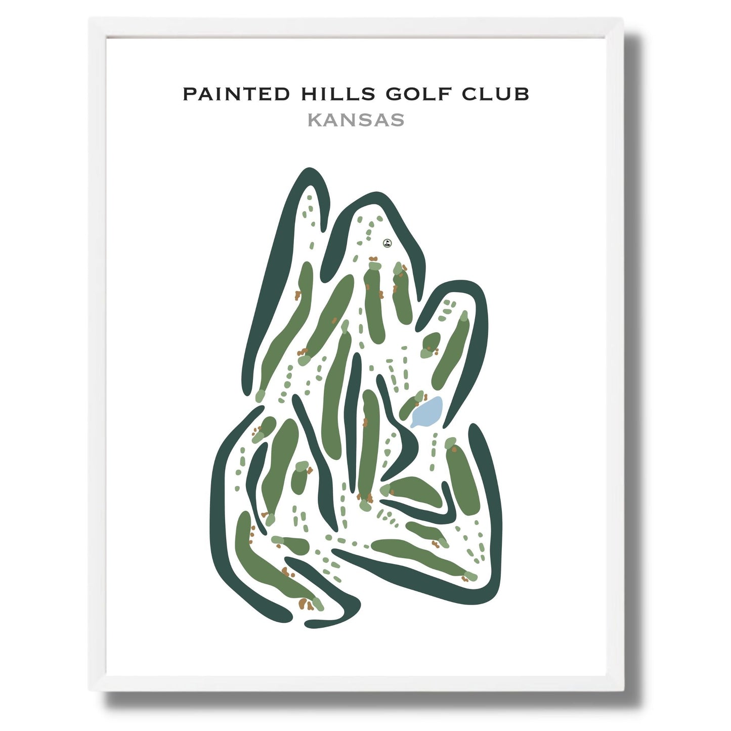 Painted Hills Golf Club, Kansas - Printed Golf Courses