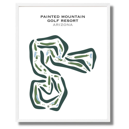 Painted Mountain Golf Resort, Arizona - Printed Golf Courses