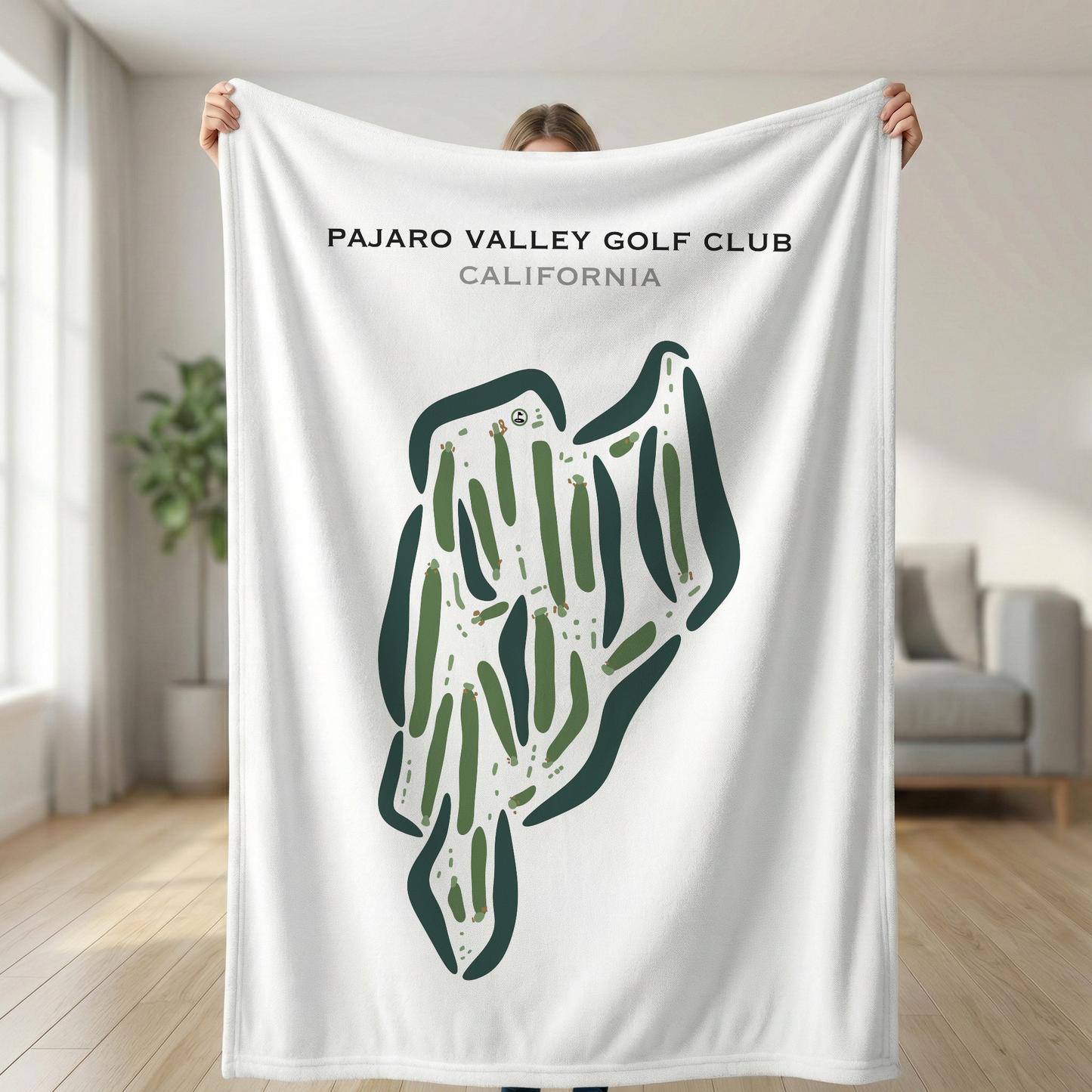 Pajaro Valley Golf Club, California - Printed Golf Courses