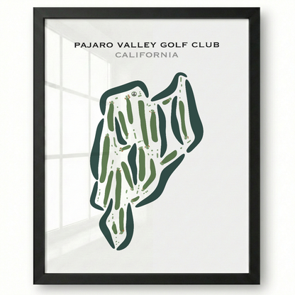 Pajaro Valley Golf Club, California - Printed Golf Courses