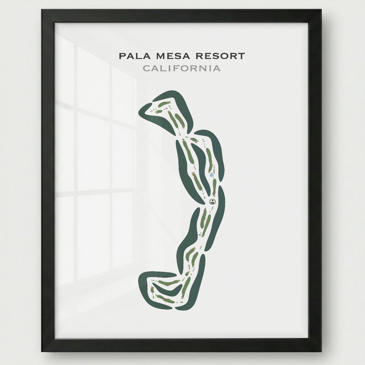 Pala Mesa Resort, California - Printed Golf Courses