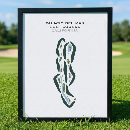 Palacio Del Mar Golf Course, California - Printed Golf Courses