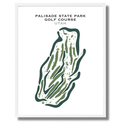 Palisades State Park Golf Course, Sterling Utah - Printed Golf Courses
