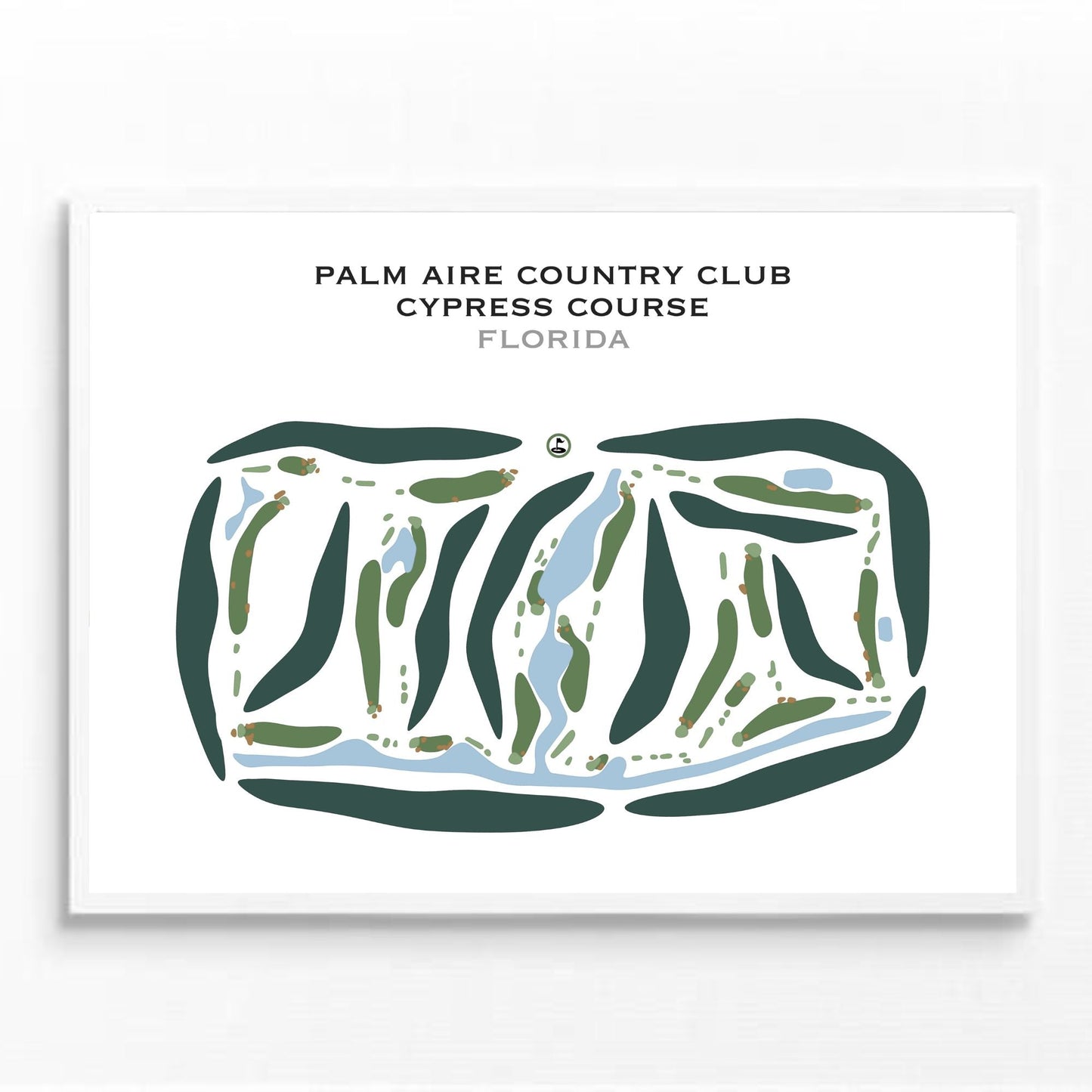 Palm Aire Country Club - Cypress Course, Florida - Printed Golf Courses