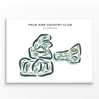 Palm Aire Country Club, Florida - Printed Golf Courses