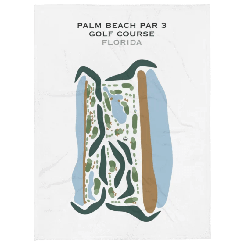 Palm Beach Par 3, Florida - Printed Golf Courses