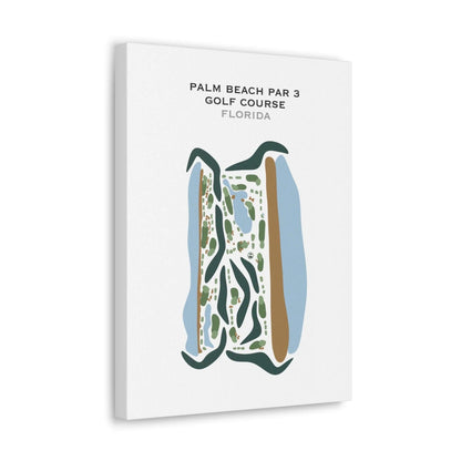 Palm Beach Par 3, Florida - Printed Golf Courses