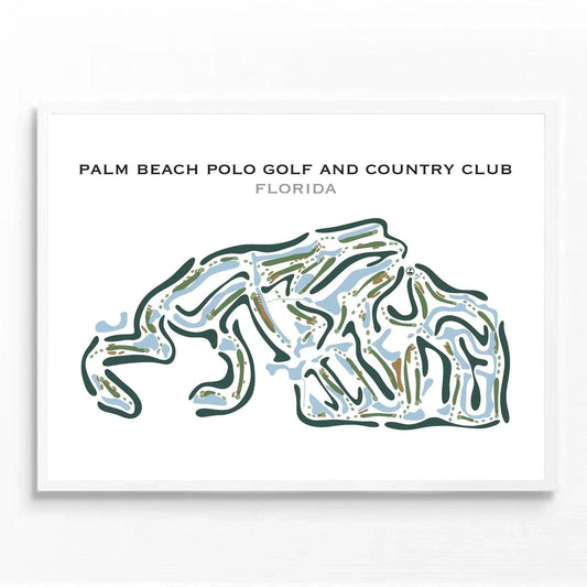 Palm Beach Polo Golf & Country Club, Florida - Printed Golf Courses