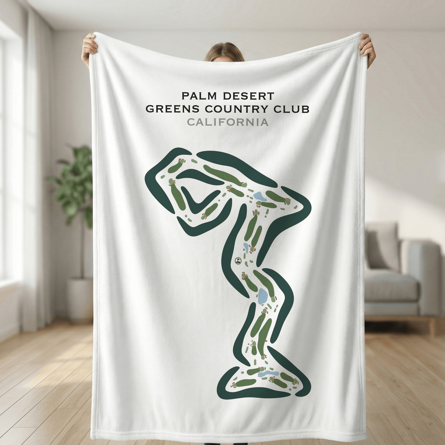 Palm Desert Greens Country Club, California - Printed Golf Course