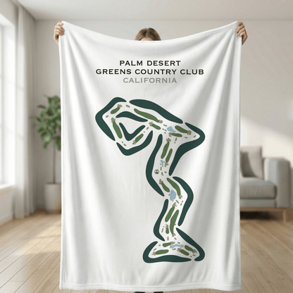 Palm Desert Greens Country Club, California - Printed Golf Course