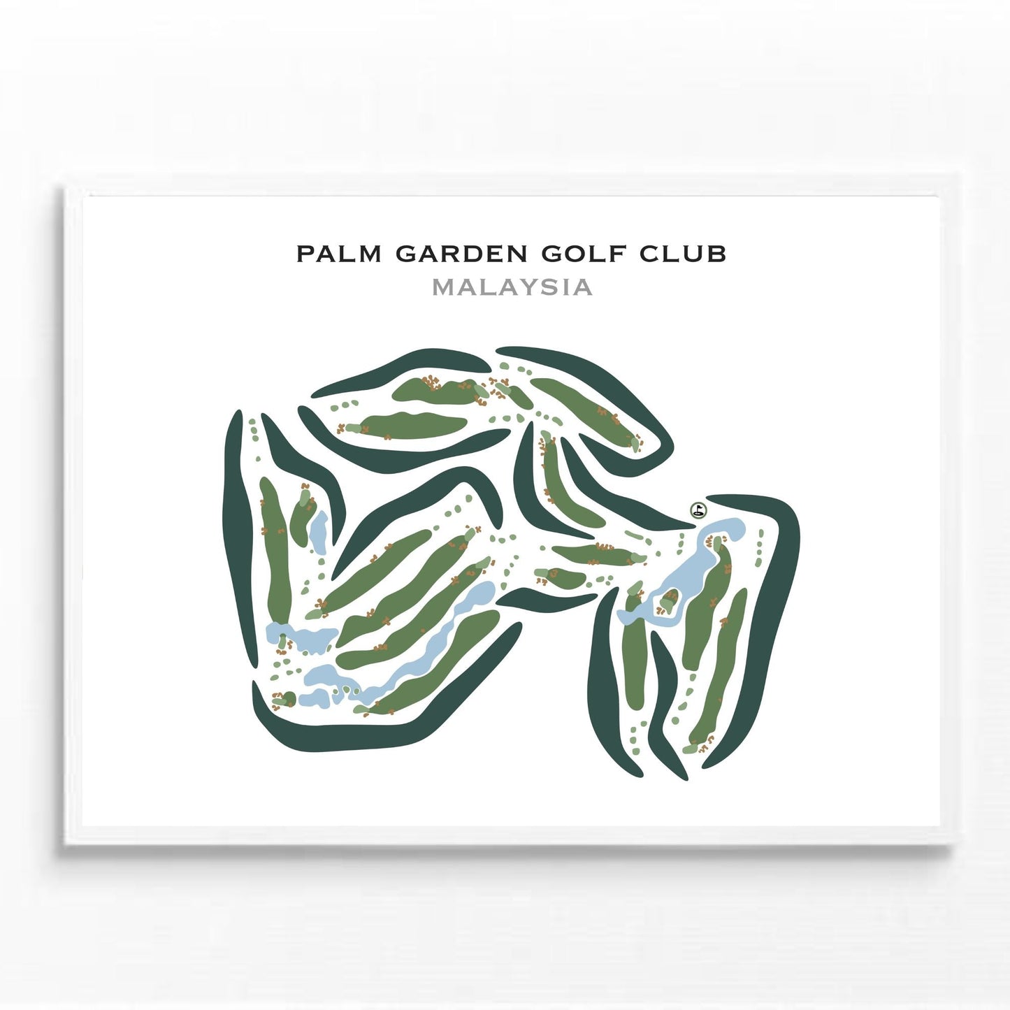 Palm Garden Golf Club, Malaysia - Printed Golf Courses
