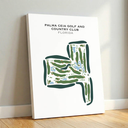 Palma Ceia Golf & Country Club, Florida - Printed Golf Courses