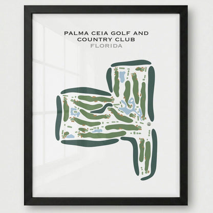 Palma Ceia Golf & Country Club, Florida - Printed Golf Courses
