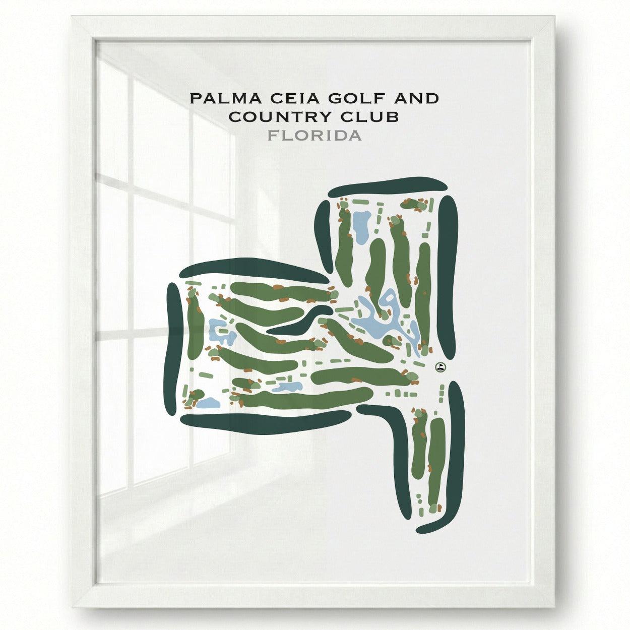 Palma Ceia Golf & Country Club, Florida - Printed Golf Courses