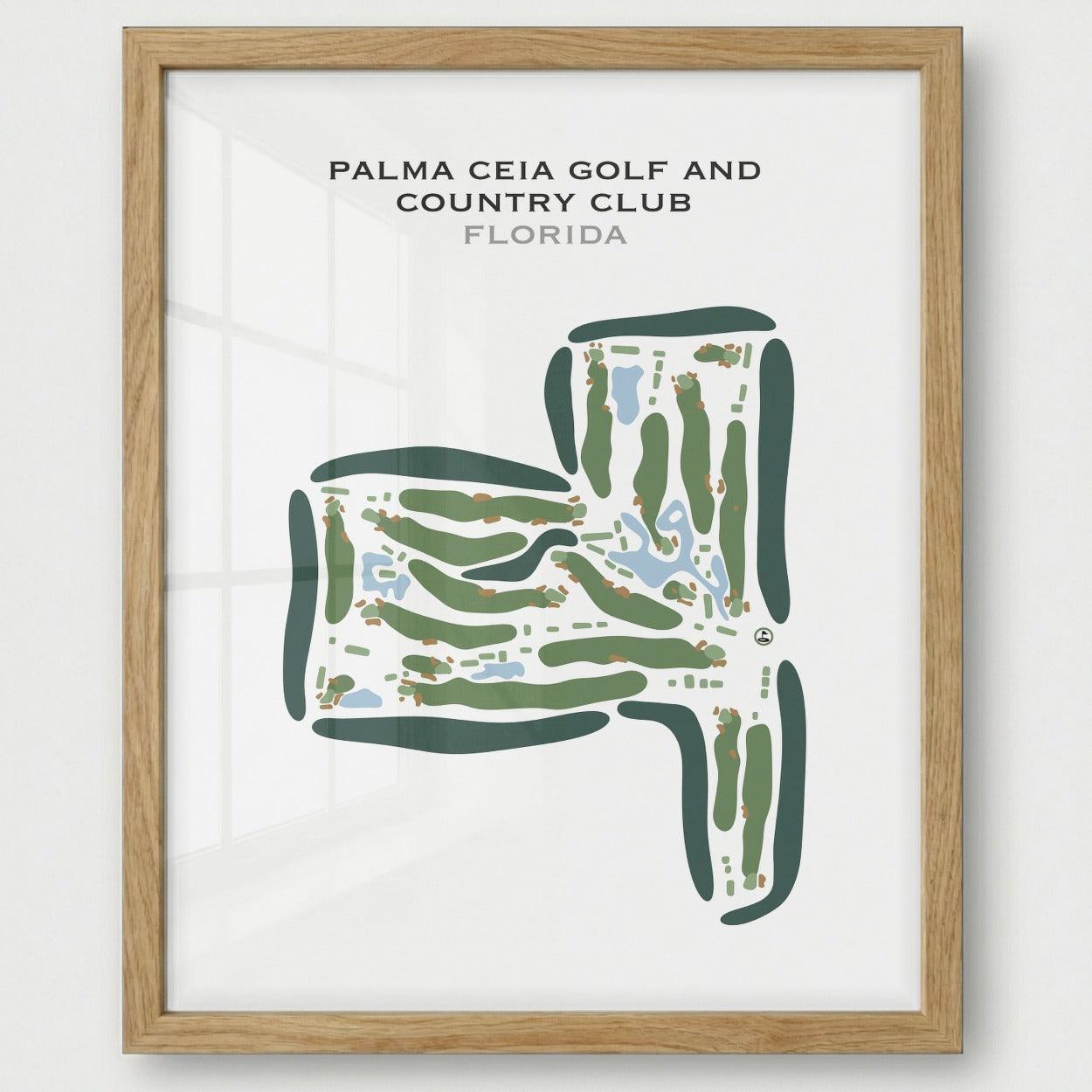 Palma Ceia Golf & Country Club, Florida - Printed Golf Courses