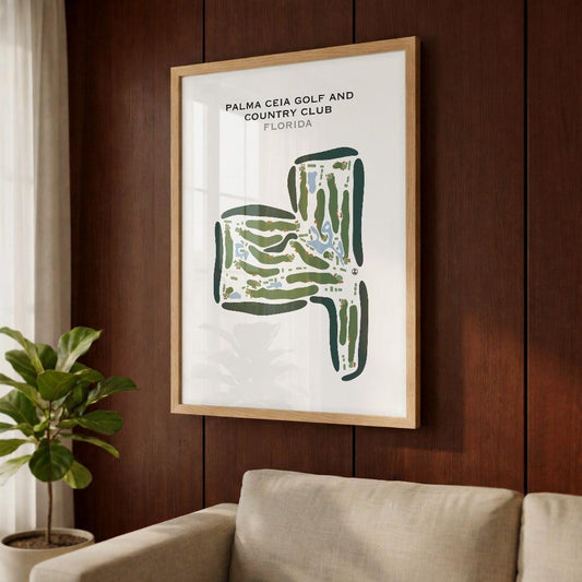 Palma Ceia Golf & Country Club, Florida - Printed Golf Courses