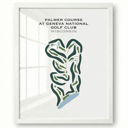 Palmer Course at Geneva National Golf Club, Wisconsin - Printed Golf Courses