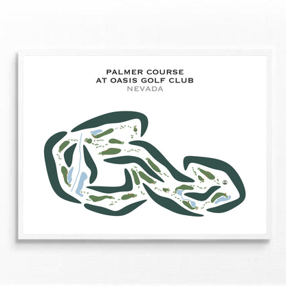Palmer Course At Oasis Golf Club, Nevada - Printed Golf Courses