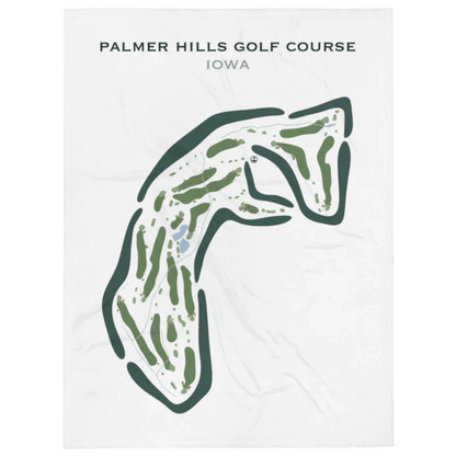 Palmer Hills Golf Course, Iowa - Printed Golf Courses